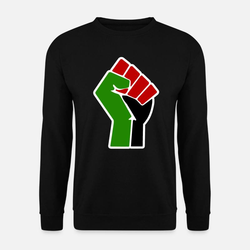 Palestina Faust - Unisex Pullover - Schwarz