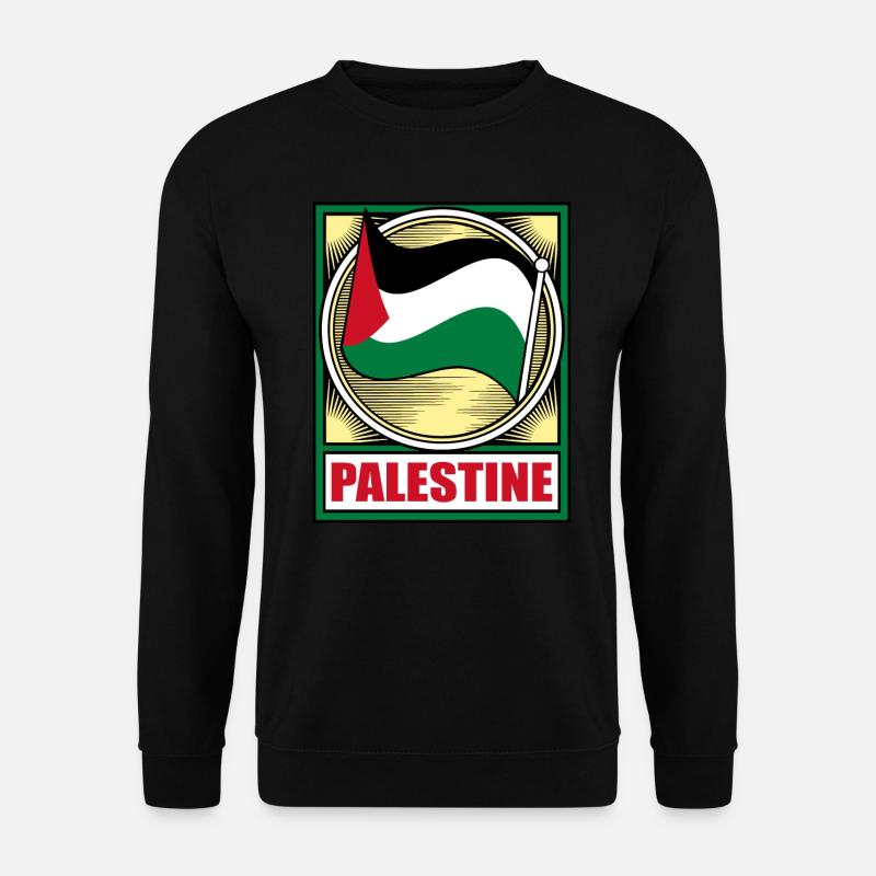 Palestina - Unisex Pullover - Schwarz
