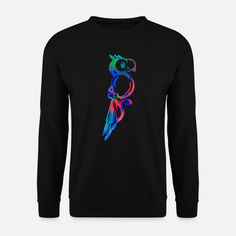 perroquet - Sweat-shirt Unisexe - noir