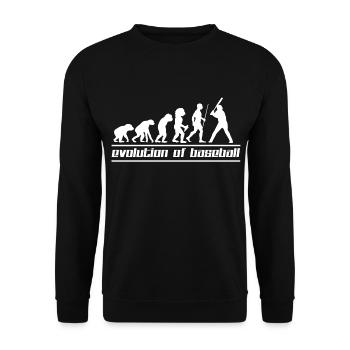 base-ball - Sweat-shirt Unisexe - noir - Devant - Alina (178cm) & Michal (187cm)