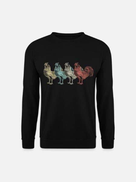 Huhn Hühner - Unisex Pullover - Schwarz