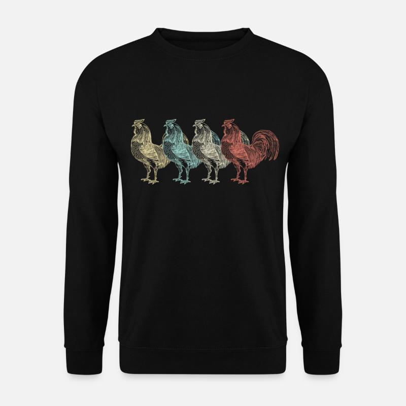 Chicken chickens - Unisex Sweatshirt - black