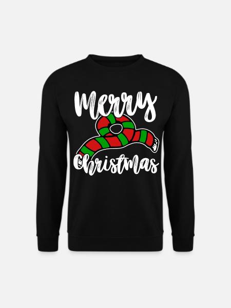 Merry Christmas scarf Christmas Christmas market - Unisex Sweatshirt - black