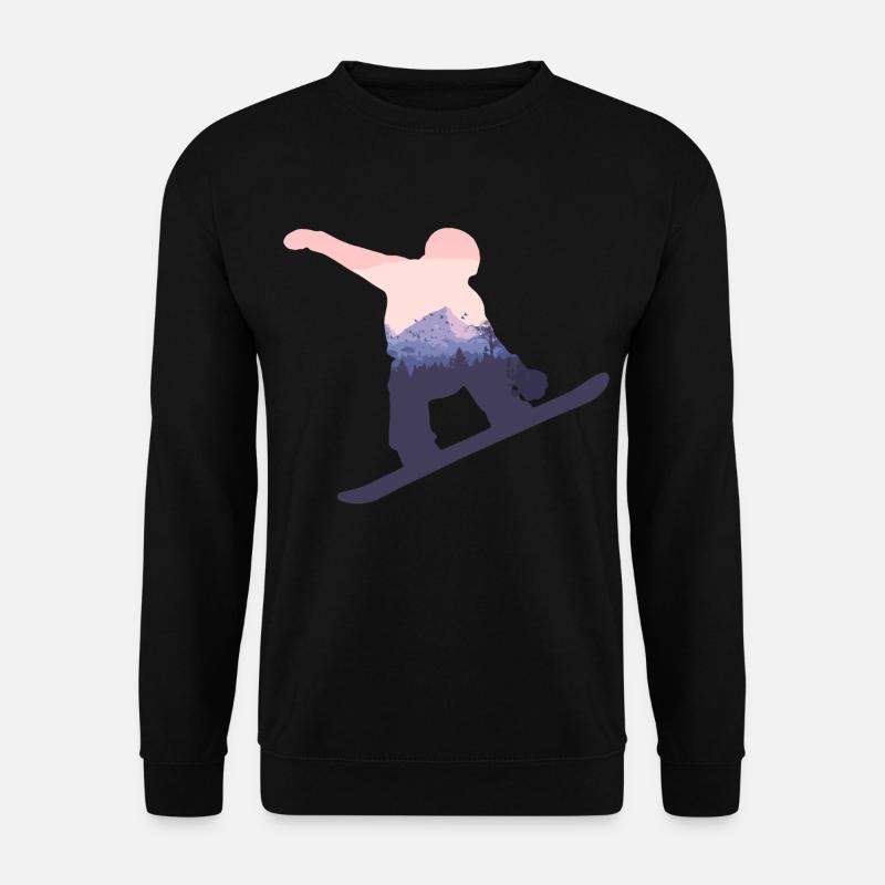 snowboard - Sweat-shirt Unisexe - noir