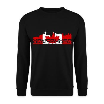 Canada Vancouver - Unisex Sweatshirt - black - Front - Alina (178cm) & Michal (187cm)