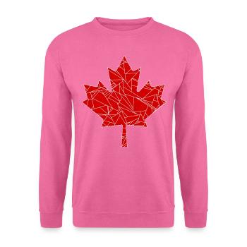 Kanada Ahornblatt Ahorn Baum Nordamerika Eishockey - Unisex Pullover - Pink - Vorne