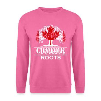 Kanada Ahornblatt - Unisex Pullover - Pink - Vorne