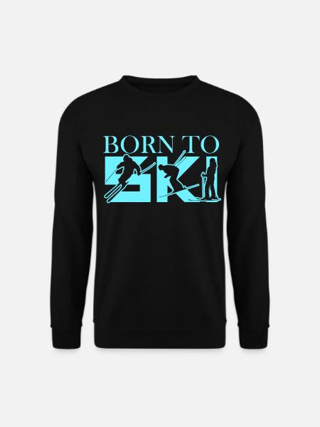 Ski - Unisex Pullover - Schwarz