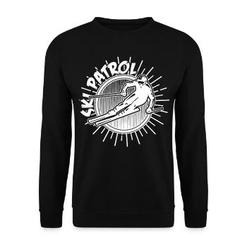 Ski - Unisex Pullover - Schwarz - Vorne - Alina (178cm) & Michal (187cm)