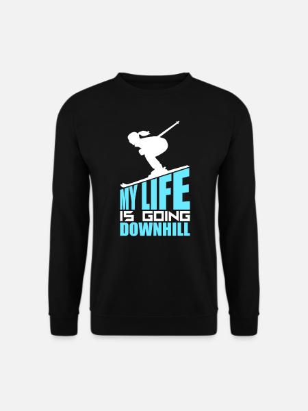 Ski - Unisex Pullover - Schwarz
