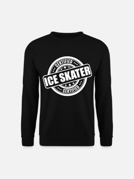 Schlittschuh - Unisex Pullover - Schwarz