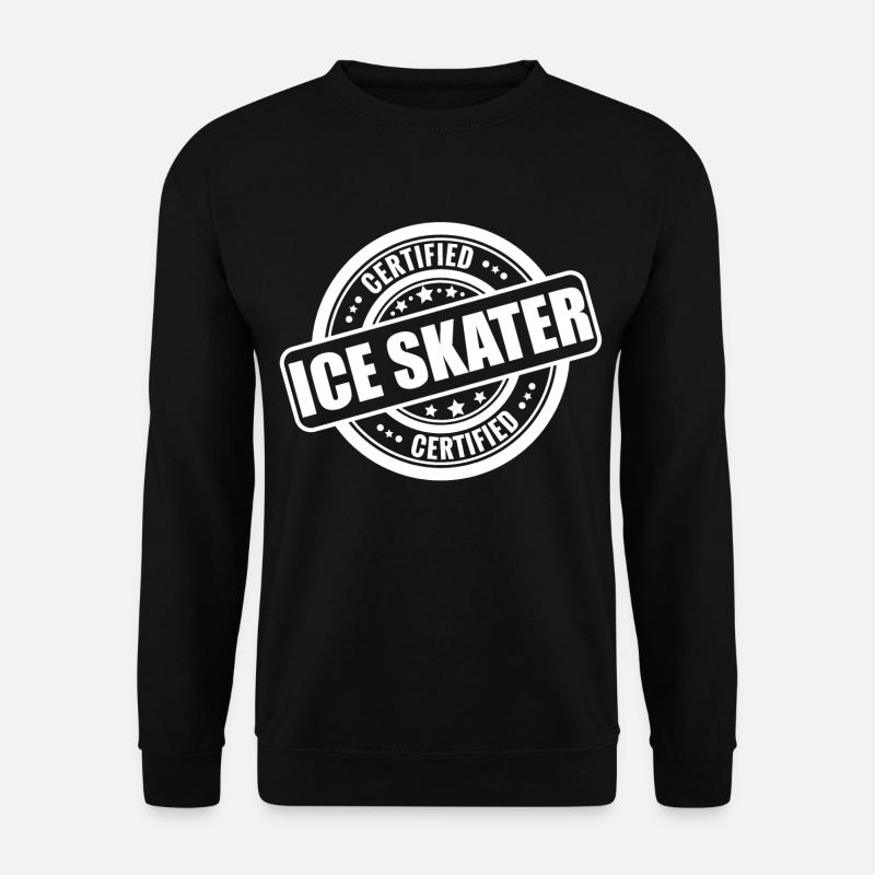 Schlittschuh - Unisex Pullover - Schwarz