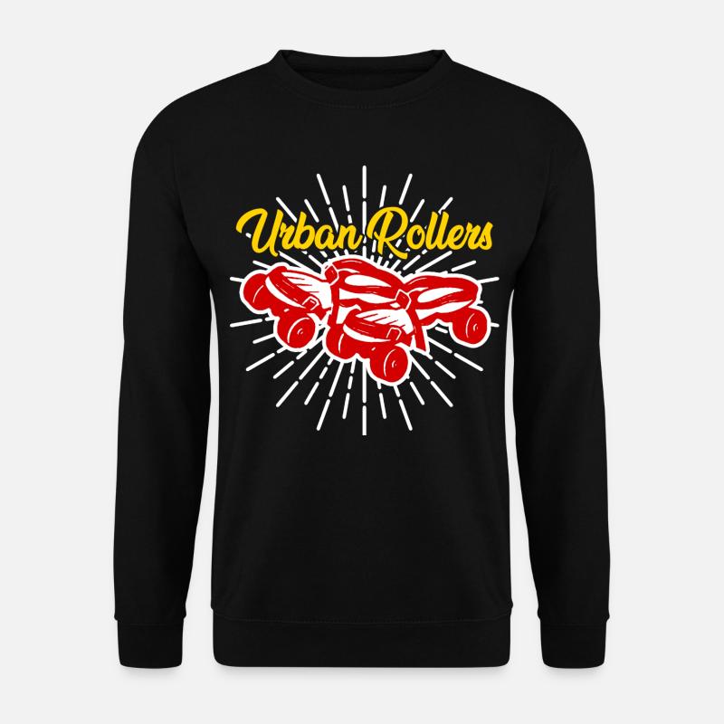 Rollschuhe - Unisex Pullover - Schwarz