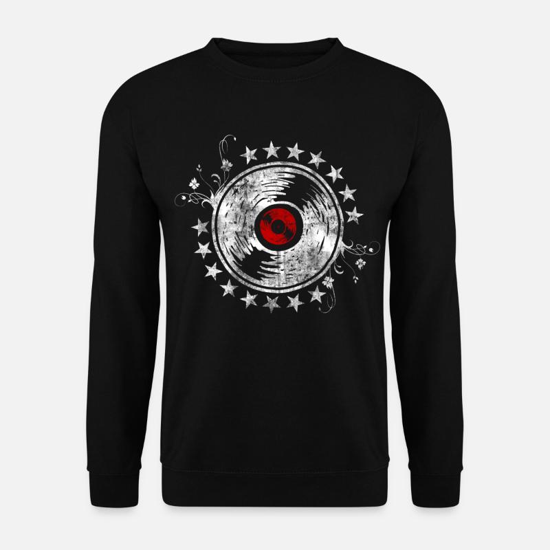 Musik CD MP3 Konzert Audio Stereo Musikschule - Unisex Pullover - Schwarz