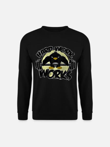 Fitness - Unisex Pullover - Schwarz