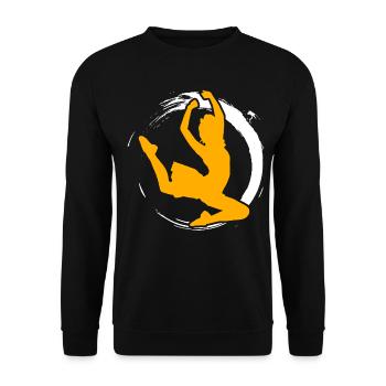 Dance - Unisex Sweatshirt - black - Front - Alina (178cm) & Michal (187cm)