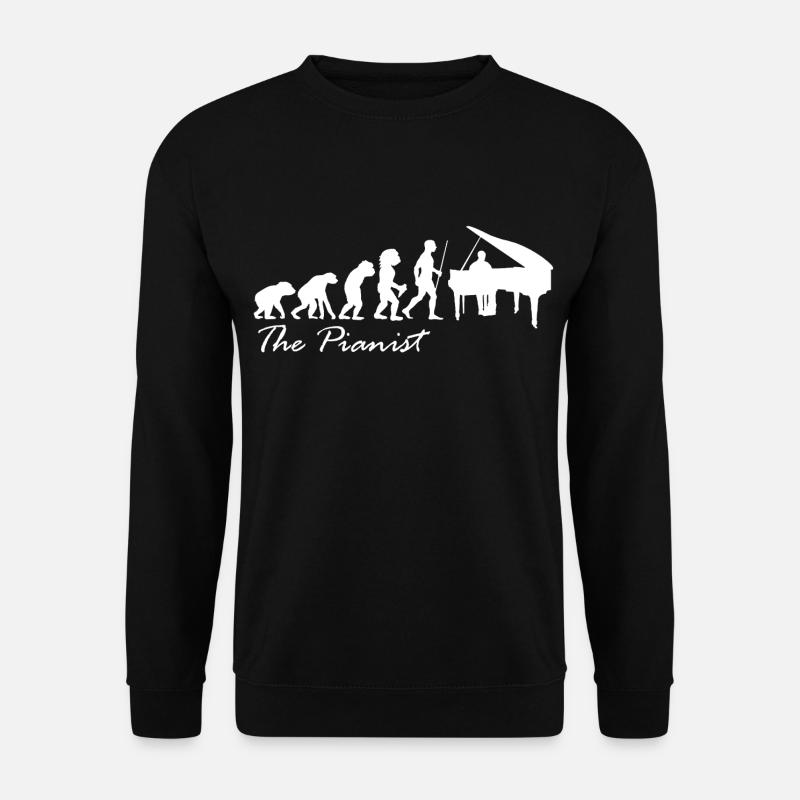 Piano evolution - Unisex Sweatshirt - black