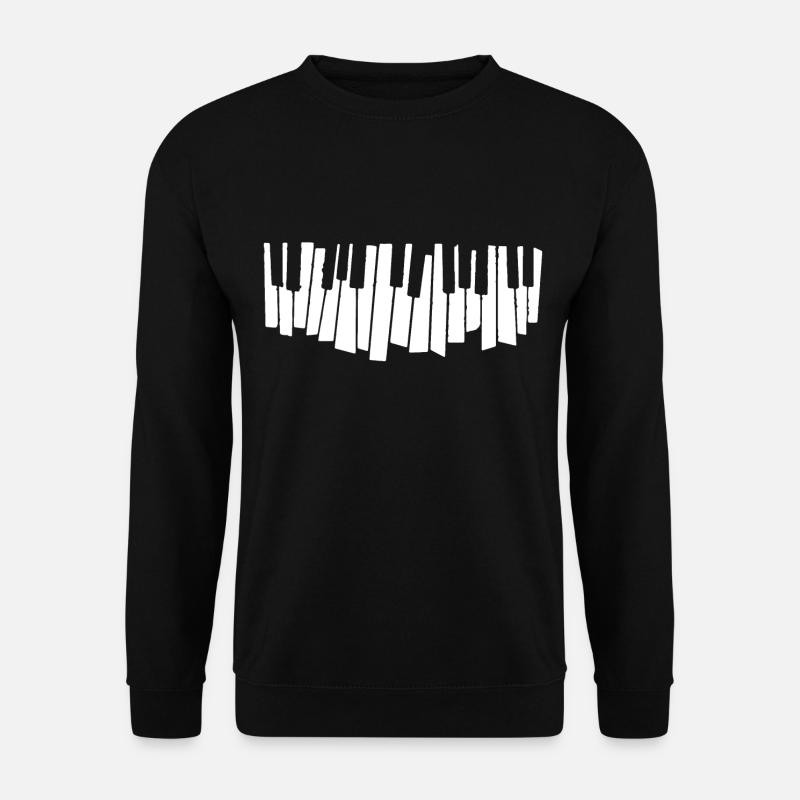 piano - Unisex Sweatshirt - black
