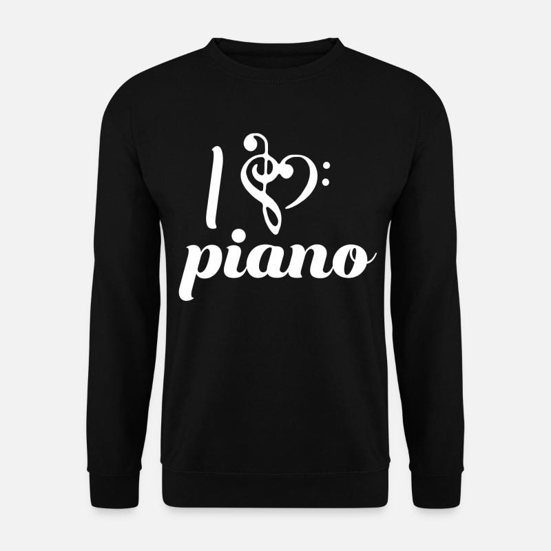 piano - Unisex Sweatshirt - black