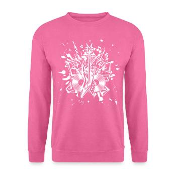 basse - Sweat-shirt Unisexe - rose - Devant