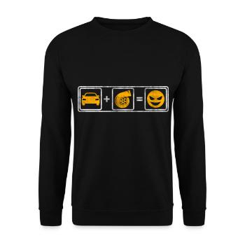 Auto Turbo - Sweat-shirt Unisexe - noir - Devant - Alina (178cm) & Michal (187cm)