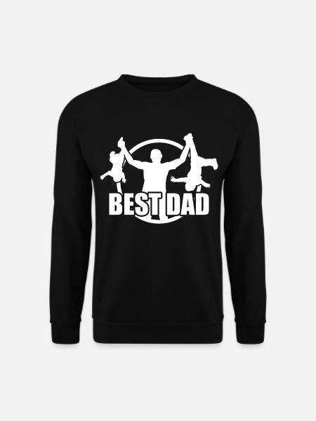Vatertag Bester Vater Superdad Daddy Männertag Mai - Unisex Pullover - Schwarz