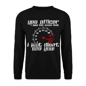 Auto Tacho - Sweat-shirt Unisexe - noir - Devant - Alina (178cm) & Michal (187cm)