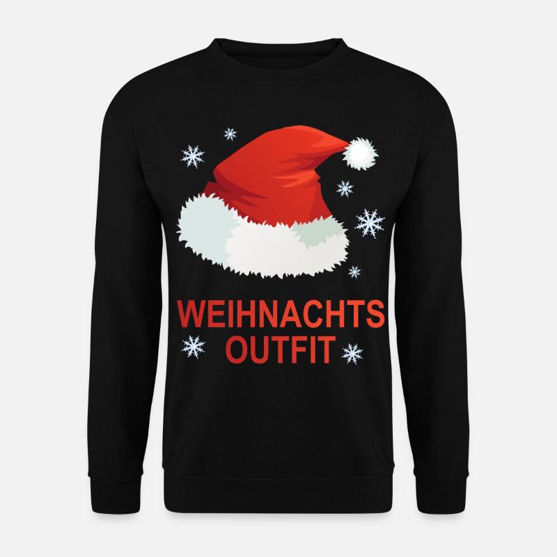 Weihnachts Outfit - Unisex Pullover - Schwarz