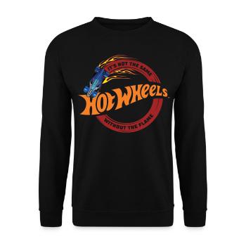 Hot Wheels It´s Not The Same Without The Flame - Unisex Pullover - Schwarz - Vorne - Alina (178cm) & Michal (187cm)