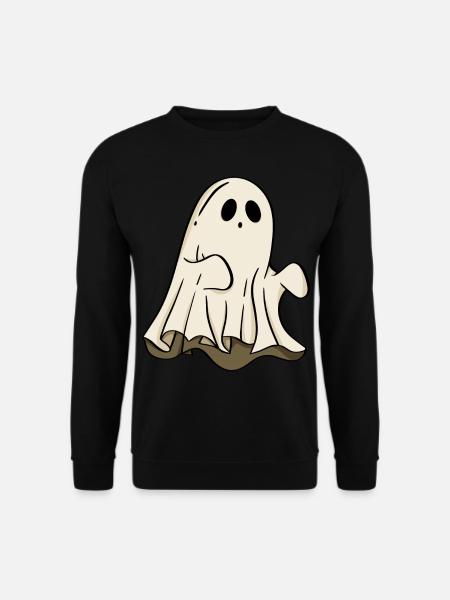 Geist Halloween - Unisex Pullover - Schwarz