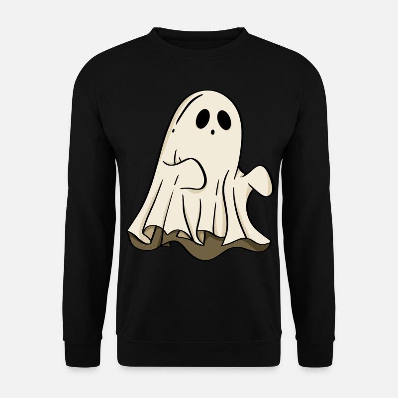 Geist Halloween - Unisex Pullover - Schwarz