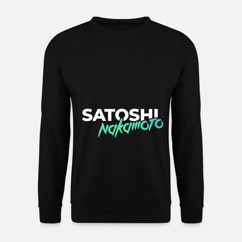 Satoshi Nakamoto - Unisex Pullover - Schwarz