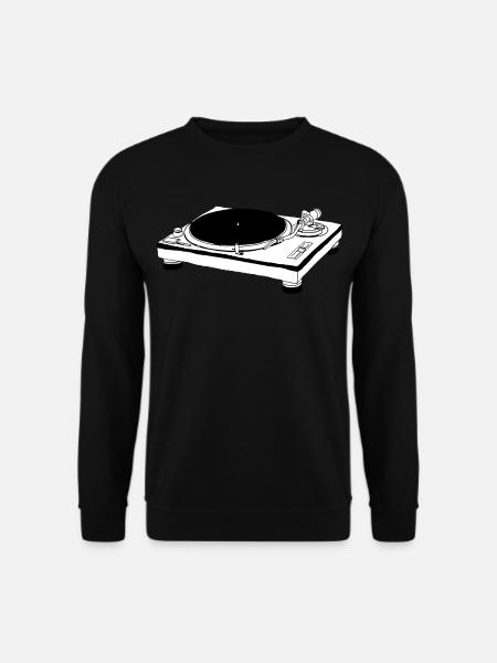 Plattenspieler - Unisex Pullover - Schwarz