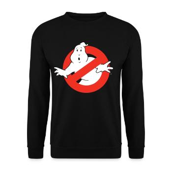 Ghostbusters Logo - Unisex Pullover - Schwarz - Vorne - Alina (178cm) & Michal (187cm)