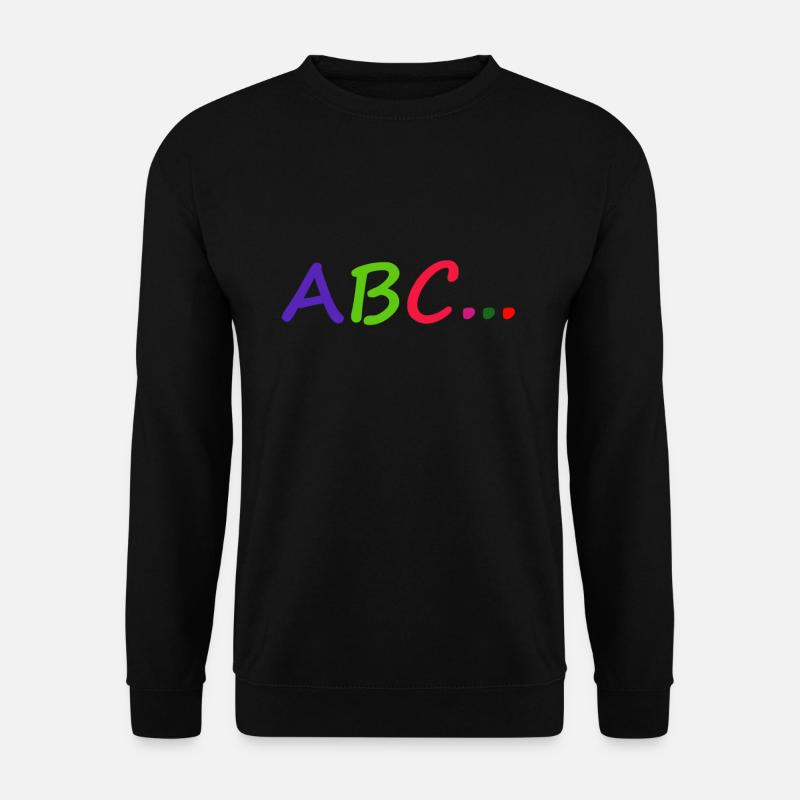 ABC - Unisex Sweatshirt - black