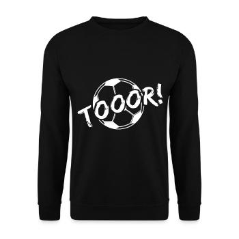 Soccer Goal! - Unisex Sweatshirt - black - Front - Alina (178cm) & Michal (187cm)