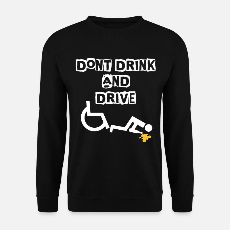 Rollstuhlfahrer - Unisex Pullover - Schwarz