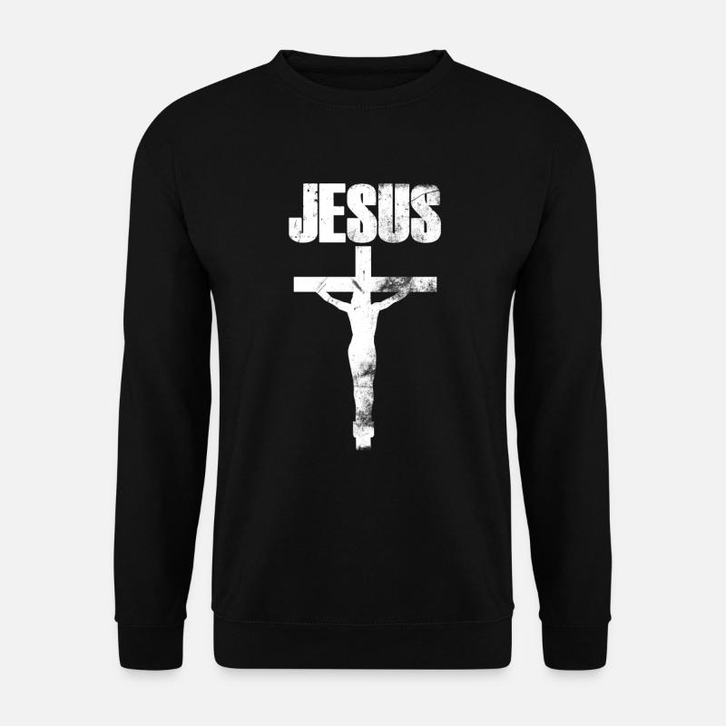 Croix de jésus - Sweat-shirt Unisexe - noir