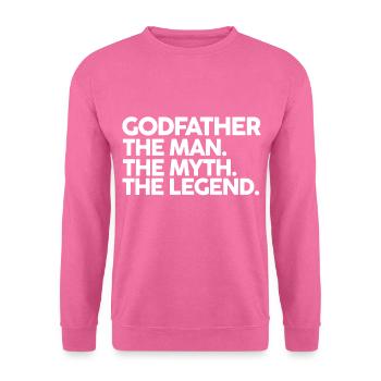Godfather gift - Unisex Sweatshirt - pink - Front
