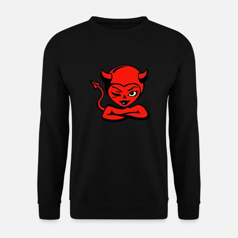 Devil, Devil, Devil Woman - Unisex Sweatshirt - black