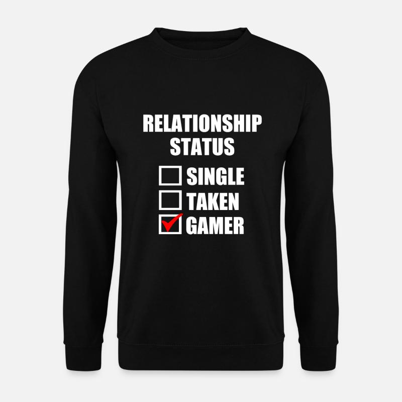In einer Beziehung mit meiner Konsole - Unisex Pullover - Schwarz
