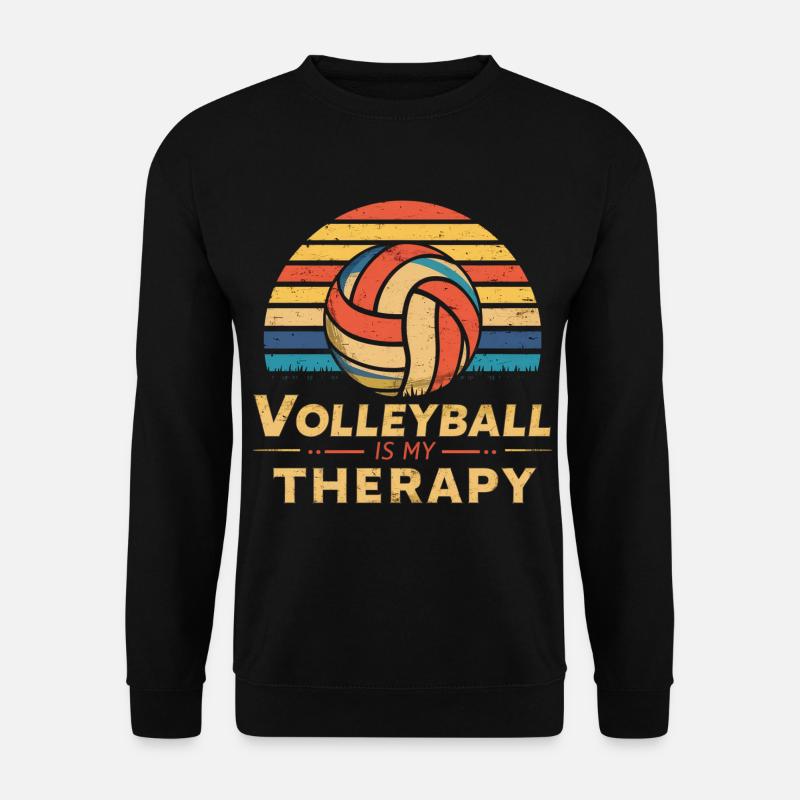 Volleyball - Unisex Pullover - Schwarz