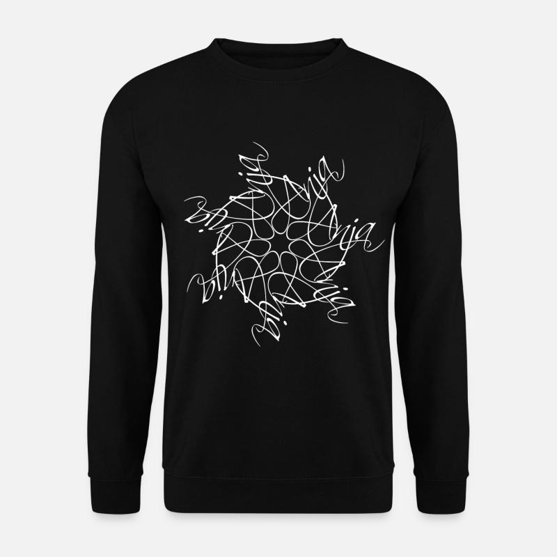Anja Nom Nom Mandala - Sweat-shirt Unisexe - noir