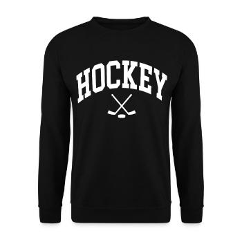 Eishockey - Unisex Pullover - Schwarz - Vorne - Alina (178cm) & Michal (187cm)
