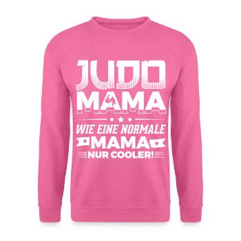 Judo Mama - Sportverein Kampfkunst Judolehrer - Unisex Pullover - Pink - Vorne