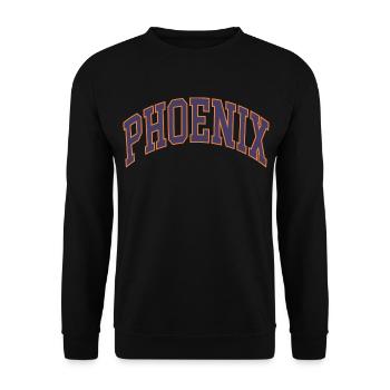 Phoenix - Unisex Sweatshirt - black - Front - Alina (178cm) & Michal (187cm)