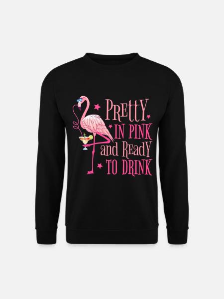 Flamingo JGA Party Pretty In Pink Klar til å drikke - Genser unisex - svart