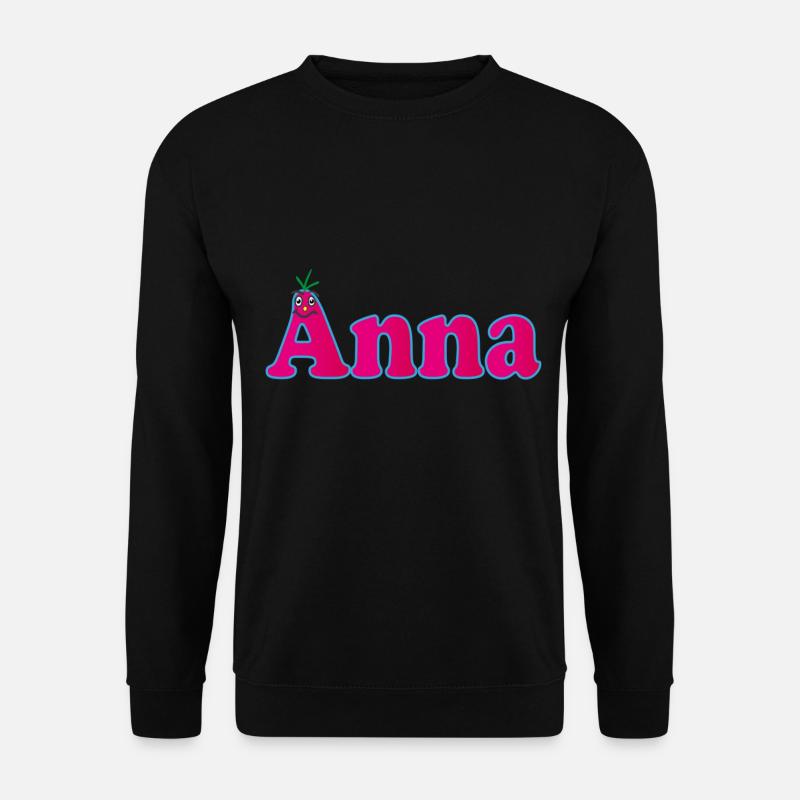 First name Anna - Unisex Sweatshirt - black