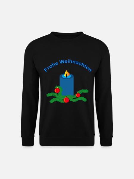 Frohe Weihnachten - Unisex Pullover - Schwarz