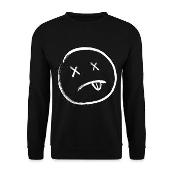 Dead eyes - Unisex Sweatshirt - black - Front - Alina (178cm) & Michal (187cm)